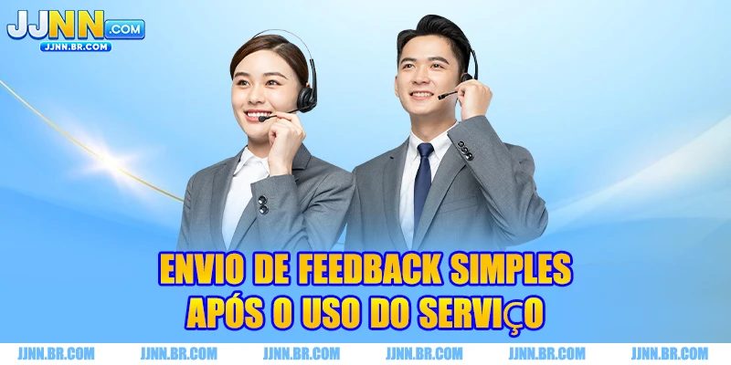 Envio de feedback simples após o uso do serviço